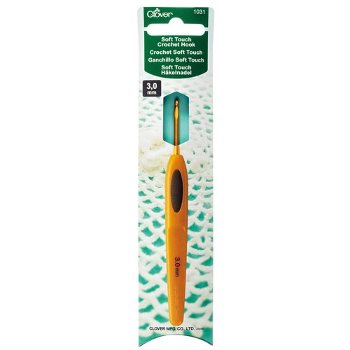 Clover Soft Touch haaknaald 3,0mm