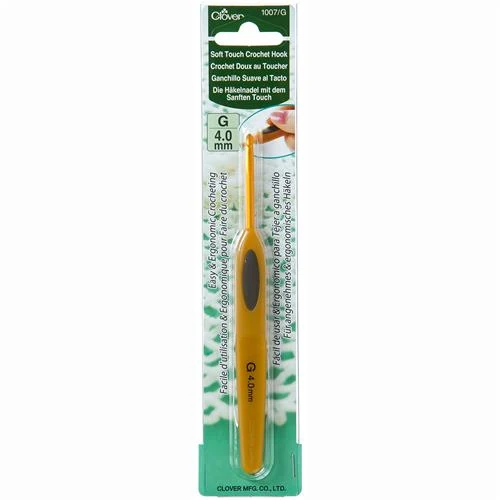 Clover Soft Touch haaknaald 4,0mm