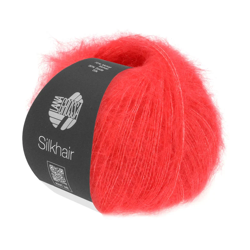 Lana Grossa Silkhair 147 Aardbei Rood