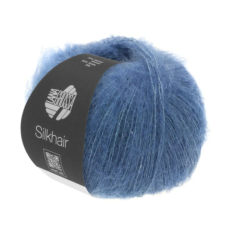 Lana Grossa Silkhair 079 Donkerblauw