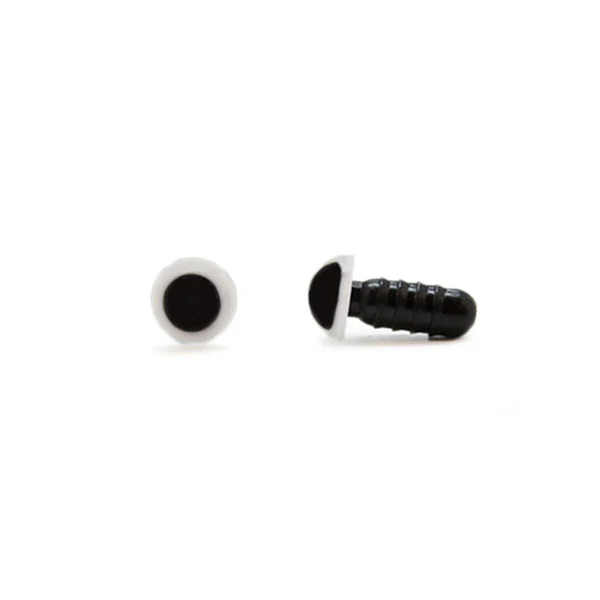 Veiligheidsogen Wit 6mm per paar