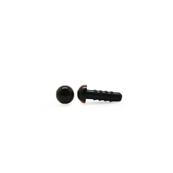 Veiligheidsogen Transparant Bruin 6mm per paar