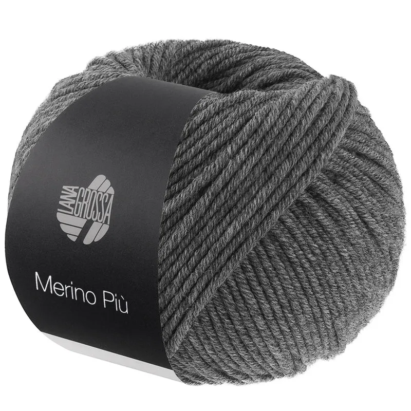 Lana Grossa Merino Piú 026 Donkergrijs