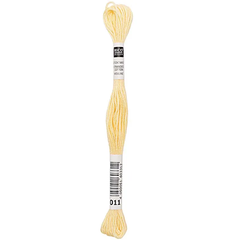 Rico Sticktwist Borduurgaren 8m 011 Light Yellow
