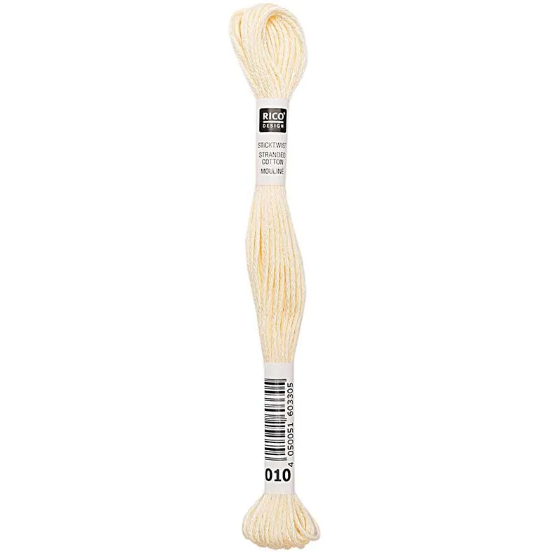 Rico Sticktwist Borduurgaren 8m 010 Light Yellow
