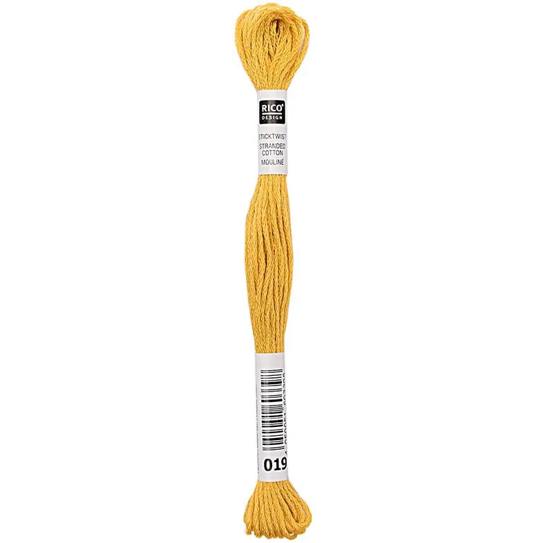 Rico Sticktwist Borduurgaren 8m 019 Gold Yellow