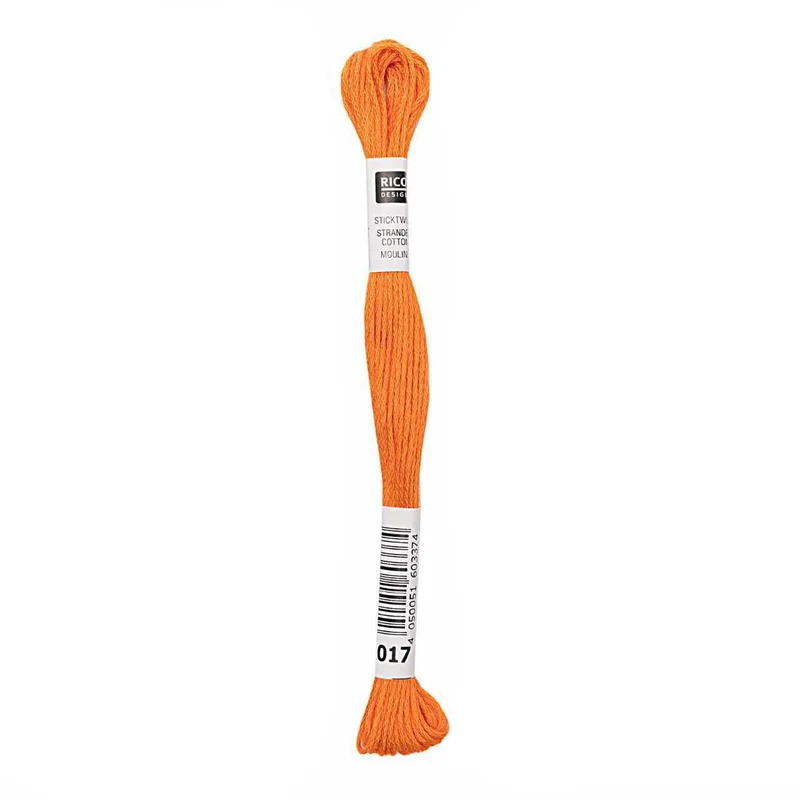 Rico Sticktwist Borduurgaren 8m 017 Orange