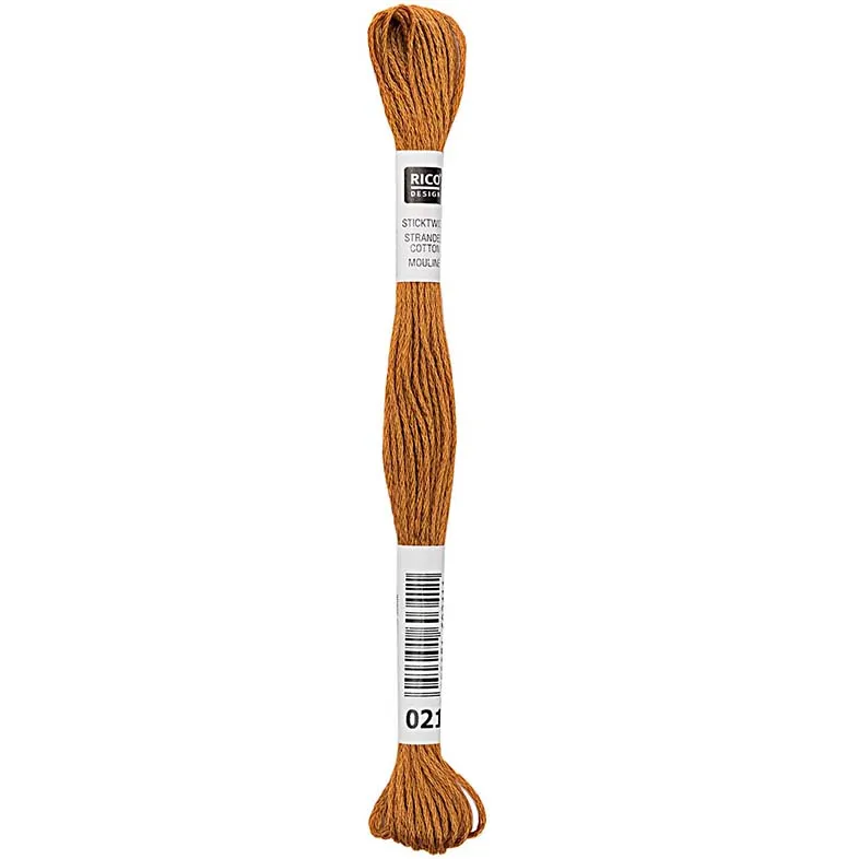 Rico Sticktwist Borduurgaren 8m 021 Gold Yellow