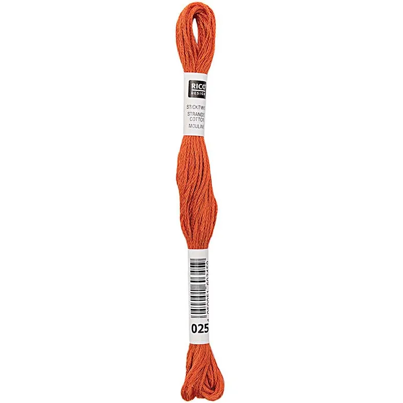Rico Sticktwist Borduurgaren 8m 025 Terracotta