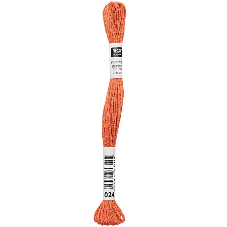 Rico Sticktwist Borduurgaren 8m 024 Terracotta