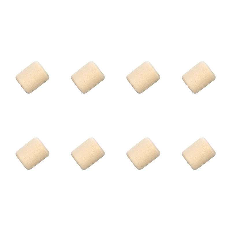 Rico Macramé Houten Kralen 20x24mm Natural - 8 stuks