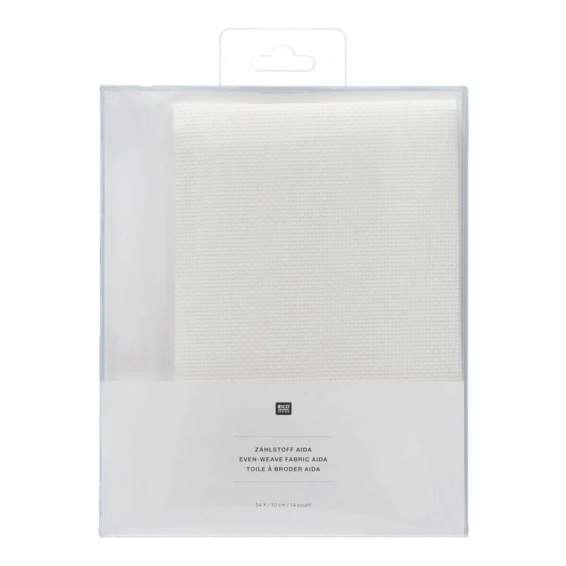 Rico SB Aida Borduurstof 40 x 40 cm 002 Off White
