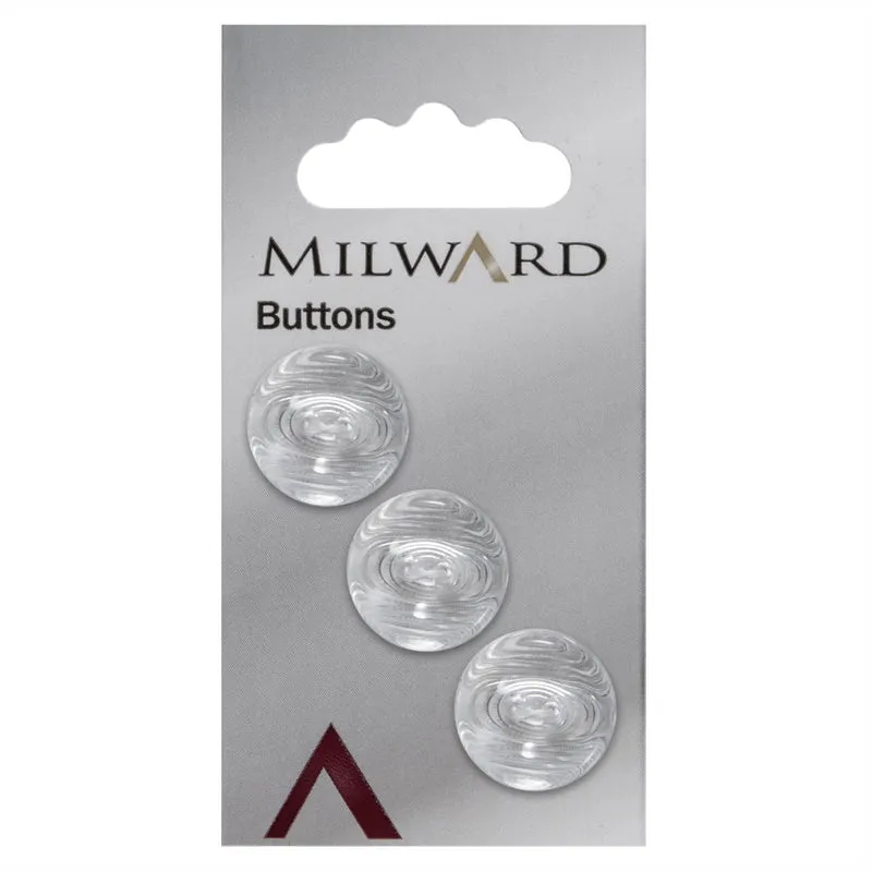 Milward Knoop met Werkje Transparant 17mm (3 stuks)