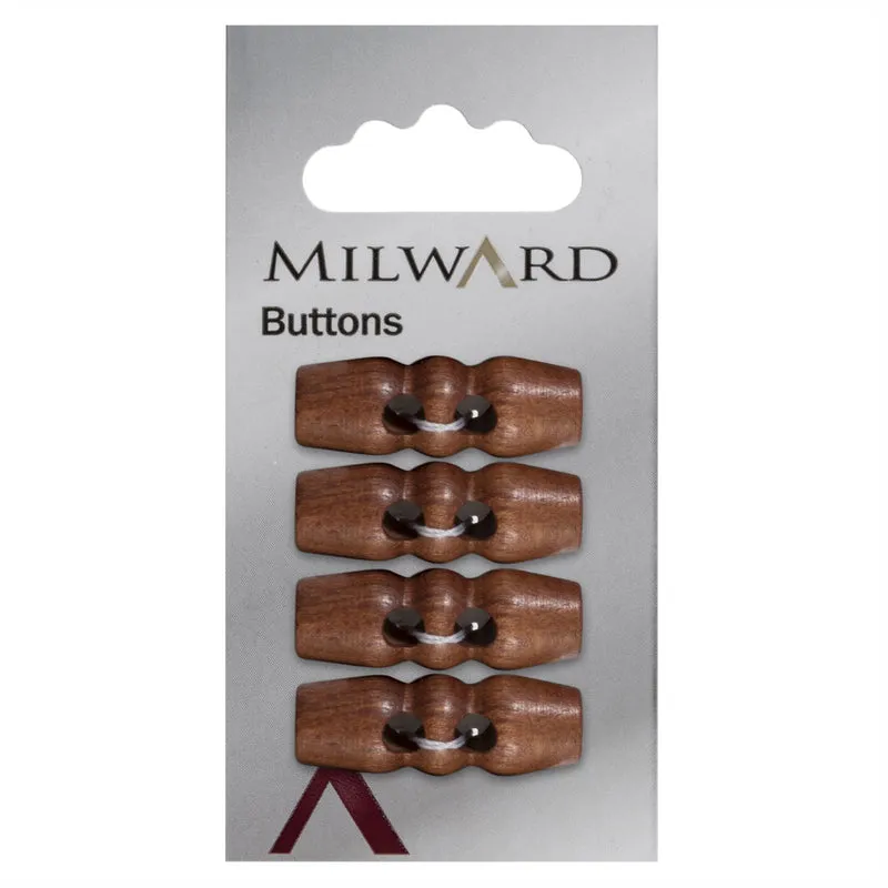 Milward Knebel Knoop Blank Hout 29mm (4 stuks)