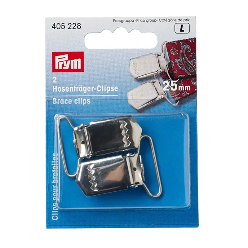Prym Bretelclips 25 mm Zilver