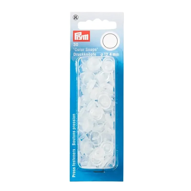 Prym Drukknoop ColorSnaps 12,4 mm Transparant Mat
