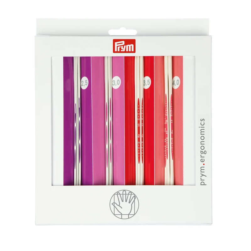 Prym Kousenbreinaaldenset Ergonomisch 20 cm 2,50 - 4,00 mm