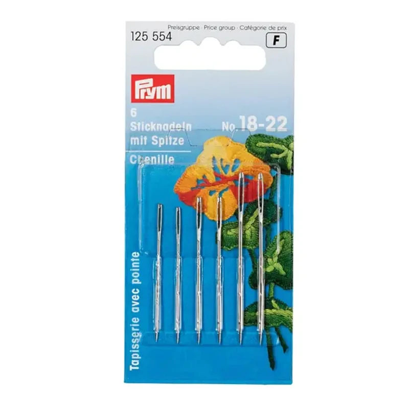 Prym Borduurnaalden met Punt Staal No. 18