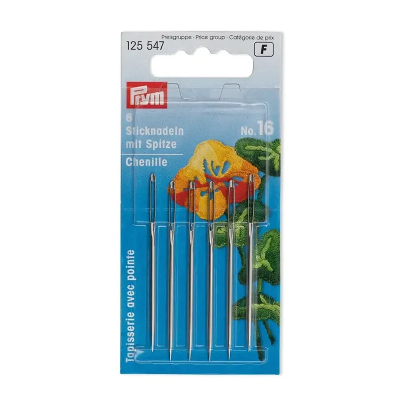Prym Borduurnaalden met Punt Staal No. 16