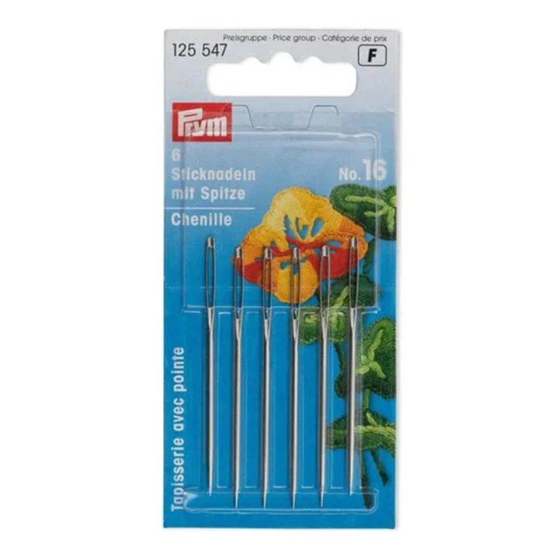 Prym Borduurnaalden Zonder Punt Staal No. 16