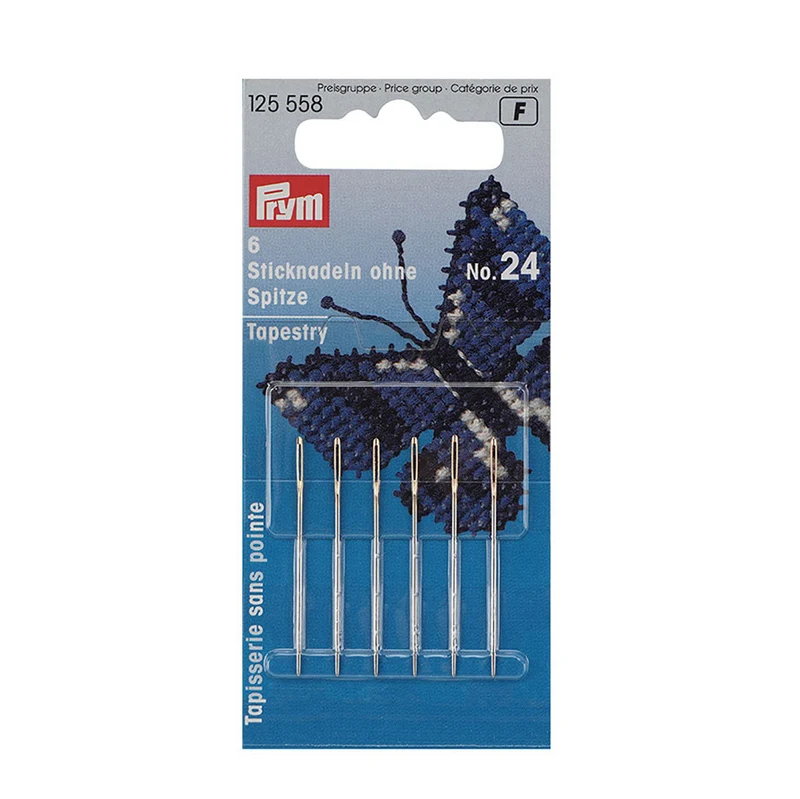 Prym Borduurnaalden Zonder Punt Staal No. 24