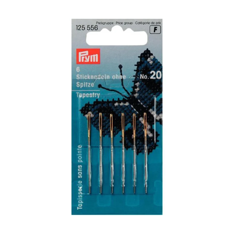Prym Borduurnaalden Zonder Punt Staal No. 20