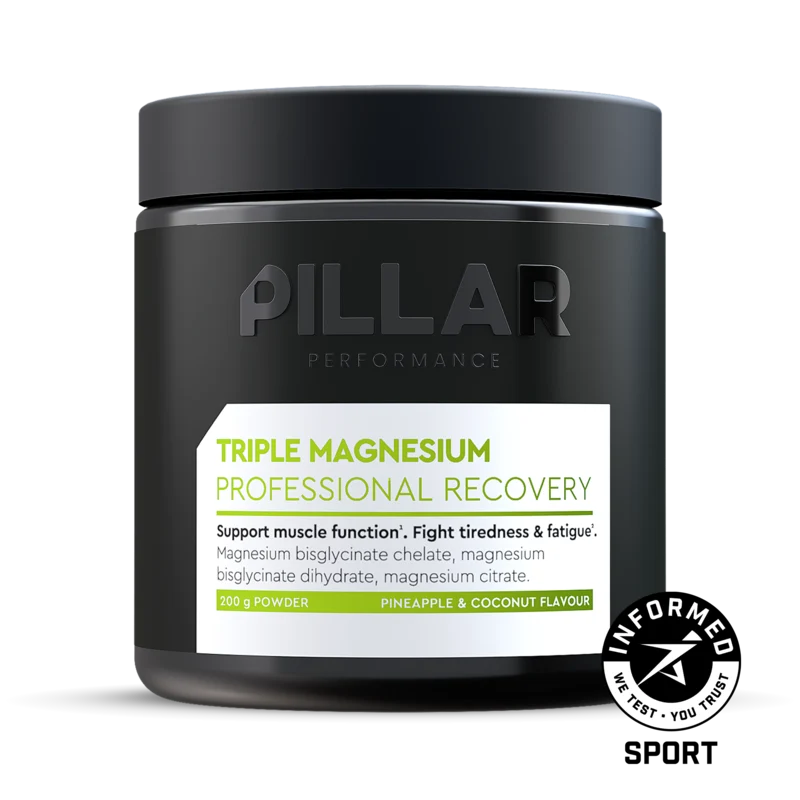 Pillar Performance Triple Magnesiium Pineapple & Coconut Flavour Pot 200 gram