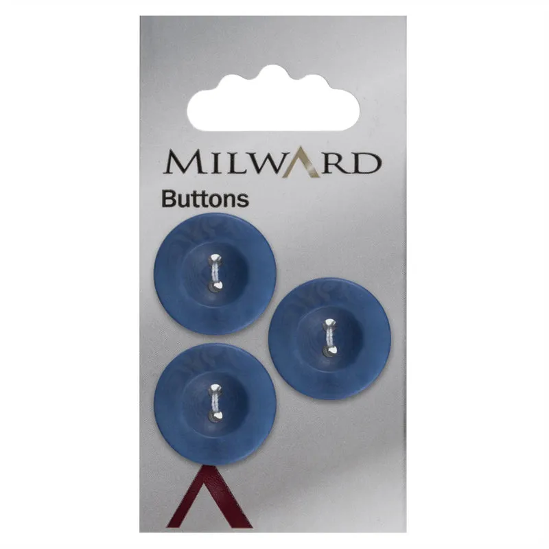 Milward Knoop Donkerblauw Mat 20mm (3 stuks)