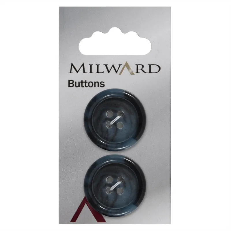Milward Knoop Donkerblauw 25mm (2 stuks)