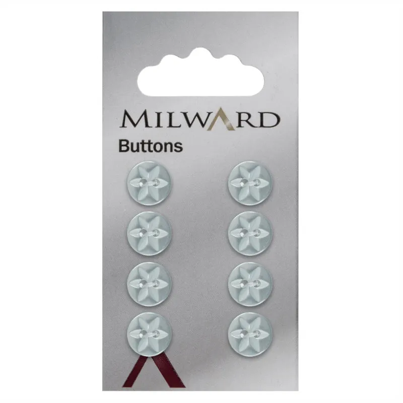 Milward Knoop Ster Lichtgroen 10mm (8 stuks)