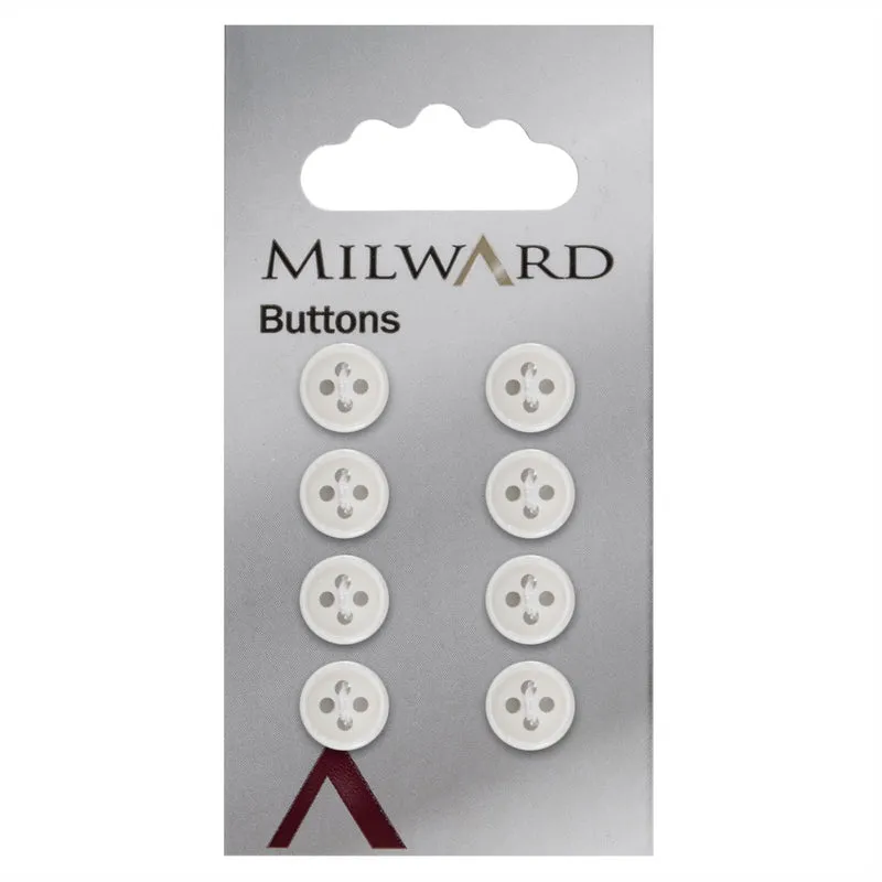 Milward Knoop Wit 10mm (8 stuks)