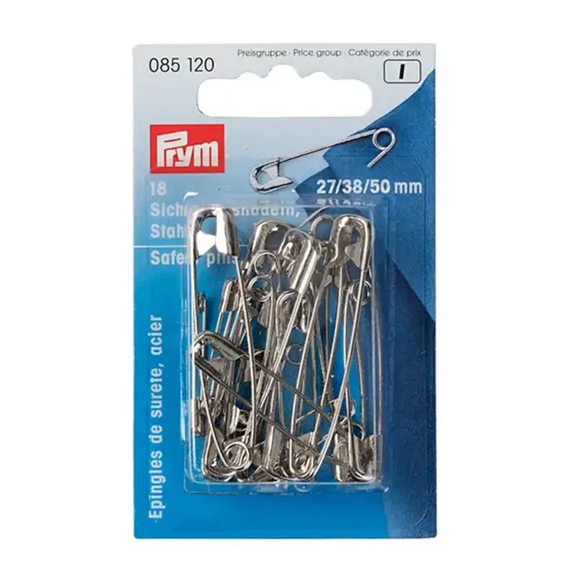 Prym Veiligheidsspelden Staal No. 0 Zilver