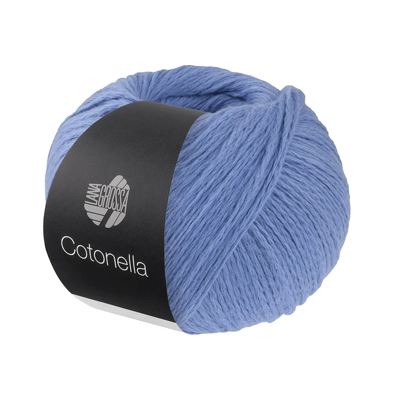 Lana Grossa Cotonella Uni 208 Hemelsblauw