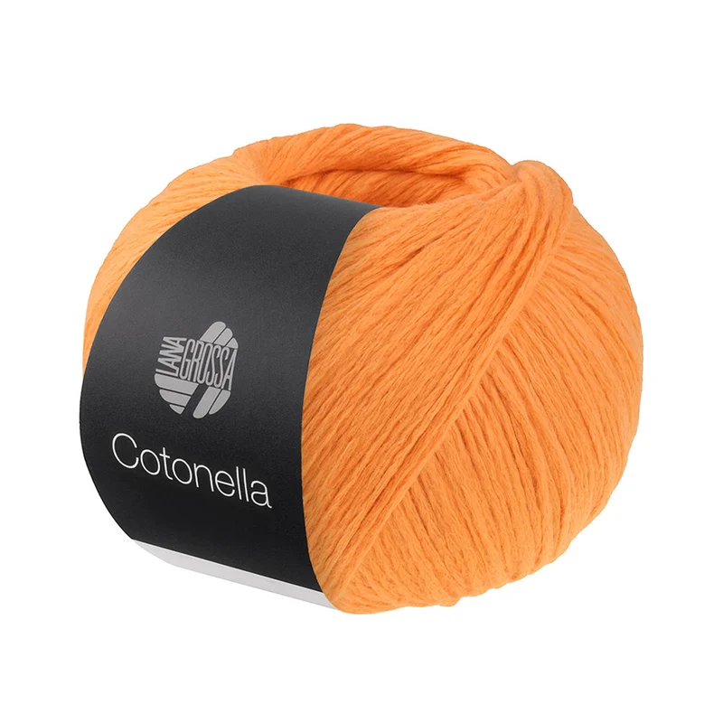 Lana Grossa Cotonella Uni 203 Mandarijn