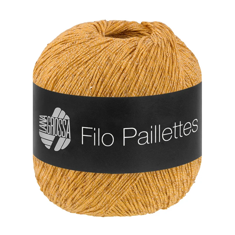 Lana Grossa Filo Paillettes 004 Dooiersgeel
