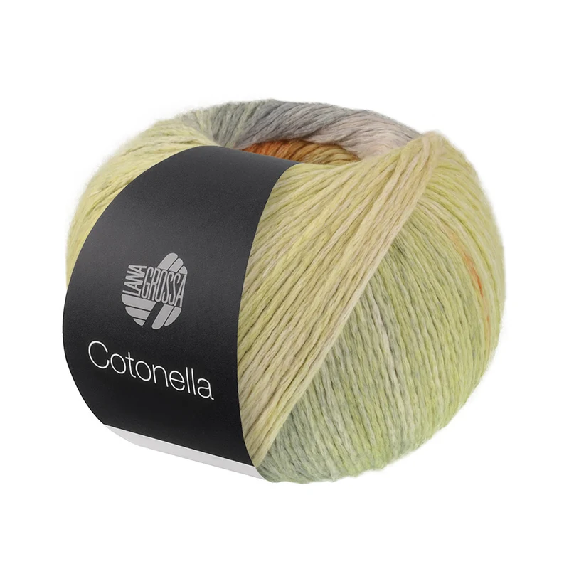 Lana Grossa Cotonella 020 Zachtlila/Natuur/Vanille/Grijs/Roest/Camel