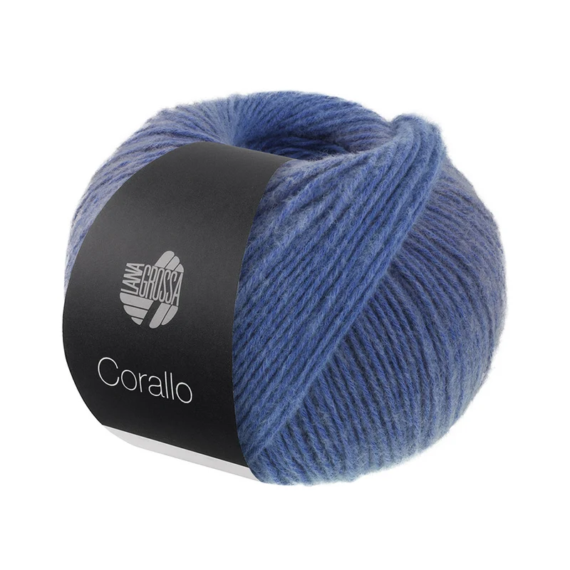 Lana Grossa Corallo 006 Staal-/Grijsblauw/Blauw