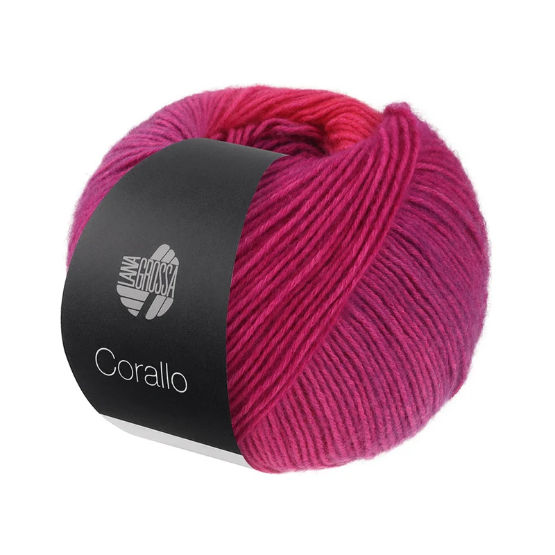 Lana Grossa Corallo 004 Roodviolet/Fuchsia/Pink
