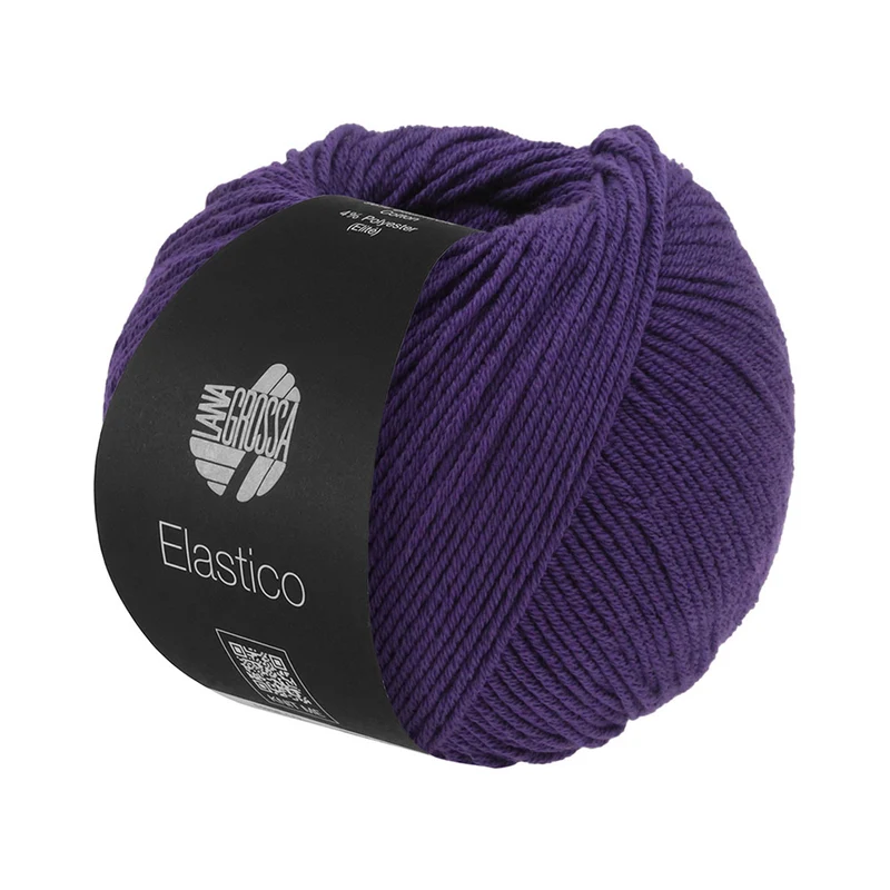 Lana Grossa Elastico 198 Donkerpaars