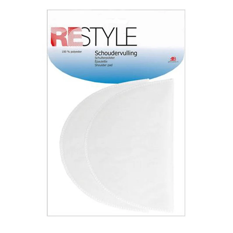 Restyle Schoudervulling Ingezet 15mm 009 Wit