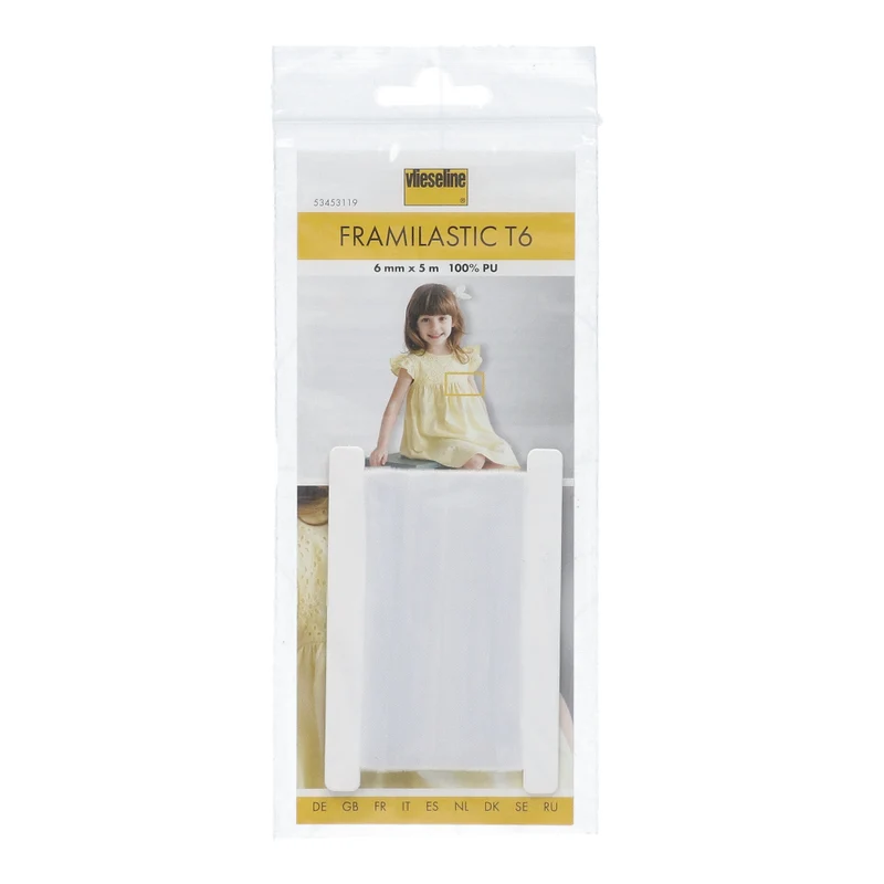 Vlieseline Framilastic Band met hoog Permanent Elasticiteit 6mmx5mtr