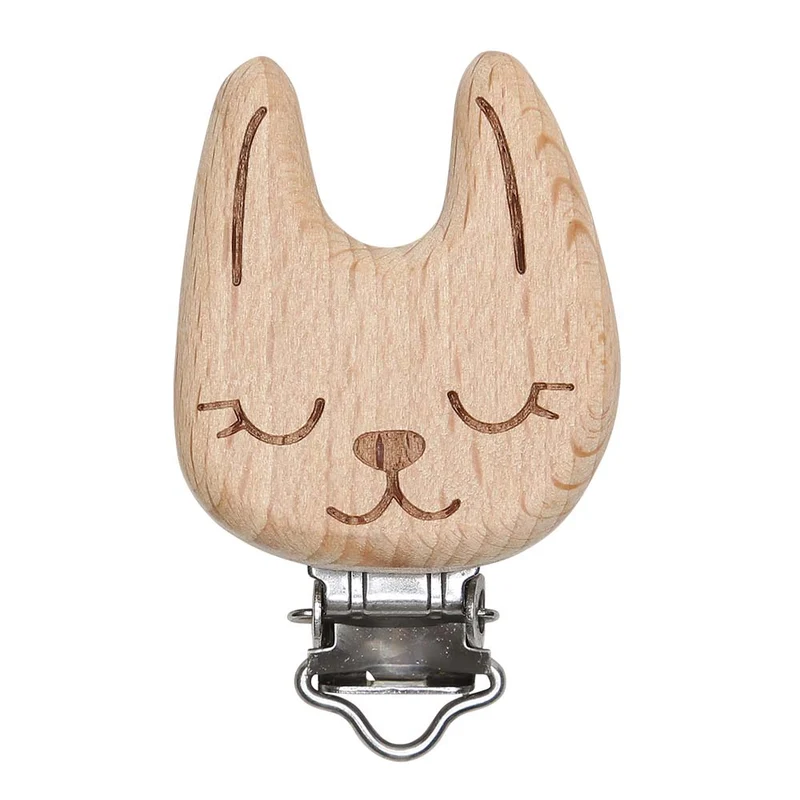 Go Handmade Houten Speenclip Konijn