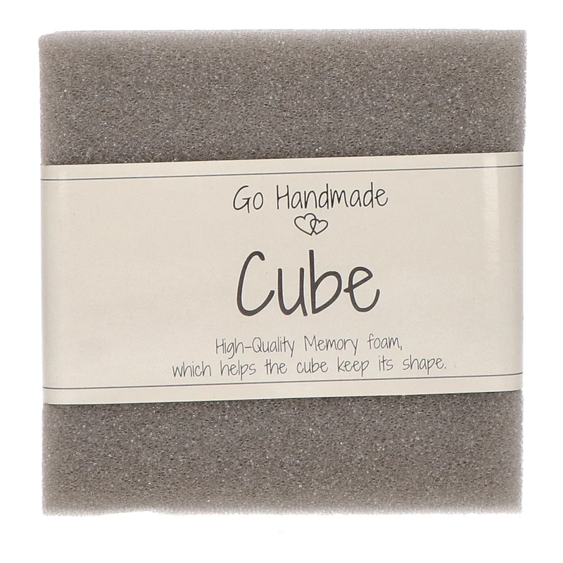 Go Handmade Memory Foam Kubus 12,5 x 12,5 cm
