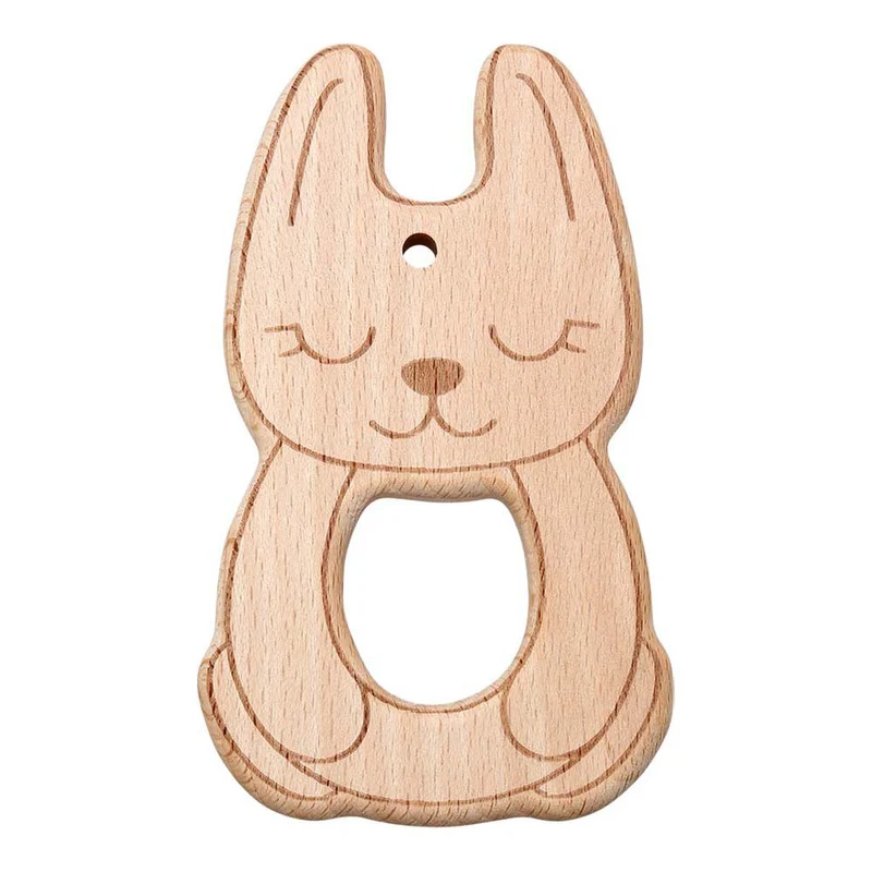 Go Handmade Houten Bijtdier Kat