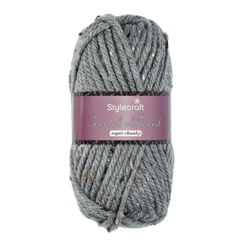 Stylecraft Special XL Tweed Super Chunky 1099 Grey