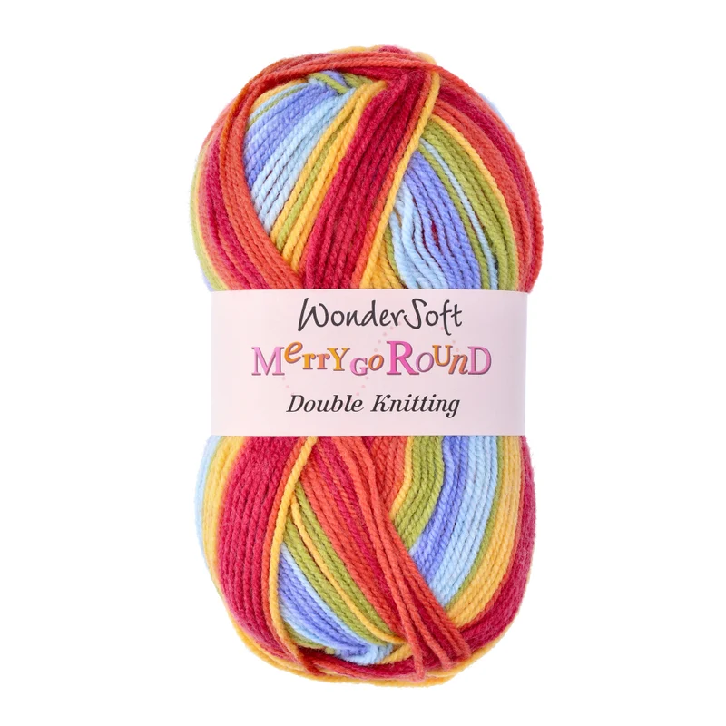 Stylecraft Wondersoft Merry Go Round DK 3154 Pastel Rainbow