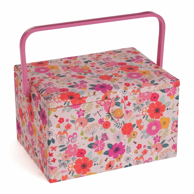 Naaimand Large Floral Garden Pink