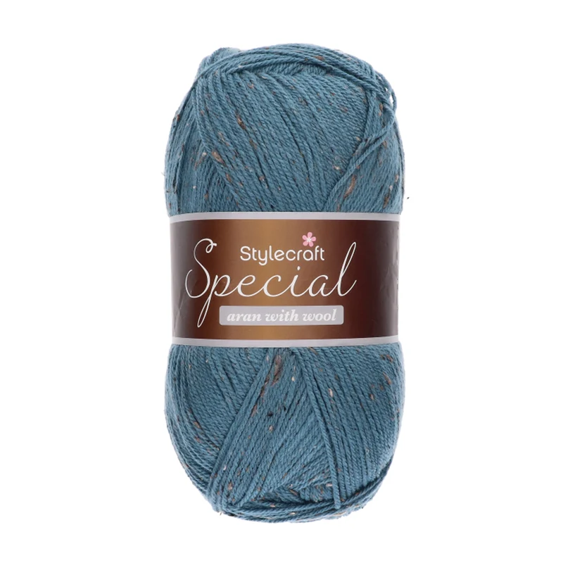 Stylecraft Special Aran with Wool - Nepp shades 3391 Antlantic Blue Nepp