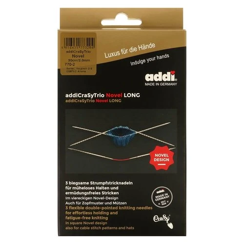 Addi CraSyTrio Novel Breinaalden 30cm - 8.0mm