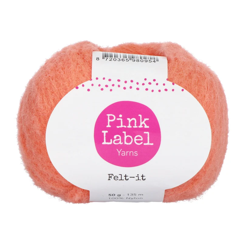 Pink Label Felt-it 080 Bliss - Living Coral